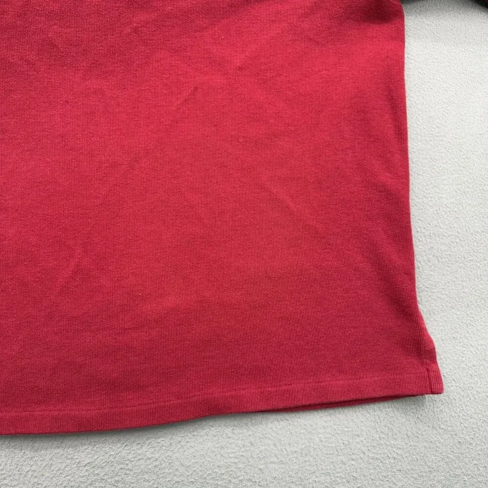 Polo by Ralph‎ Lauren Sweater Mens XL Red Quarter Zip Mock Neck Pullover Pony